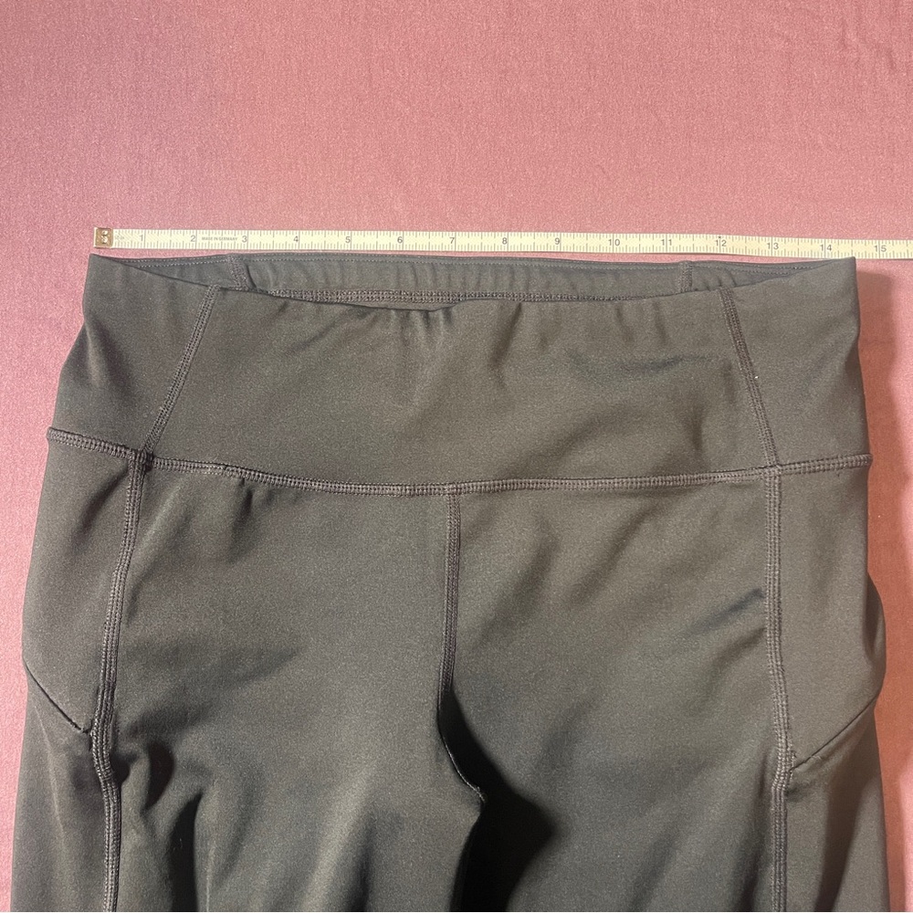 Athleta Contender Tight Leggings in black - Size Medium Zipper Pockets - Picture 3 of 7